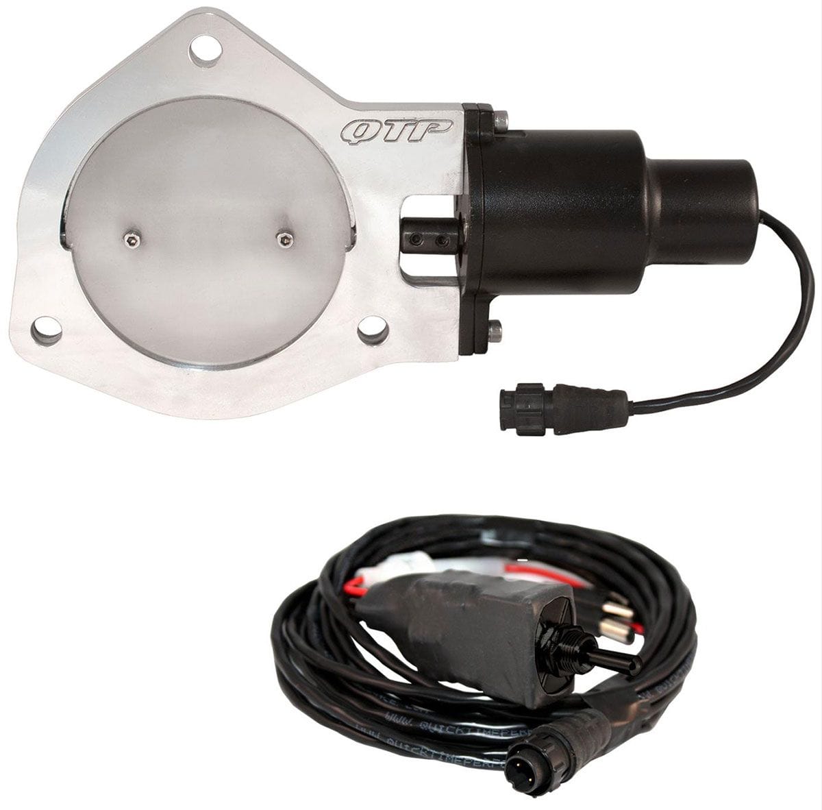 QTP Includes Electric Valve, Toggle Switch & Wiring Quicktime Performance 4" Single Electric Exhaust Cutout Kit QTPEC40 SR