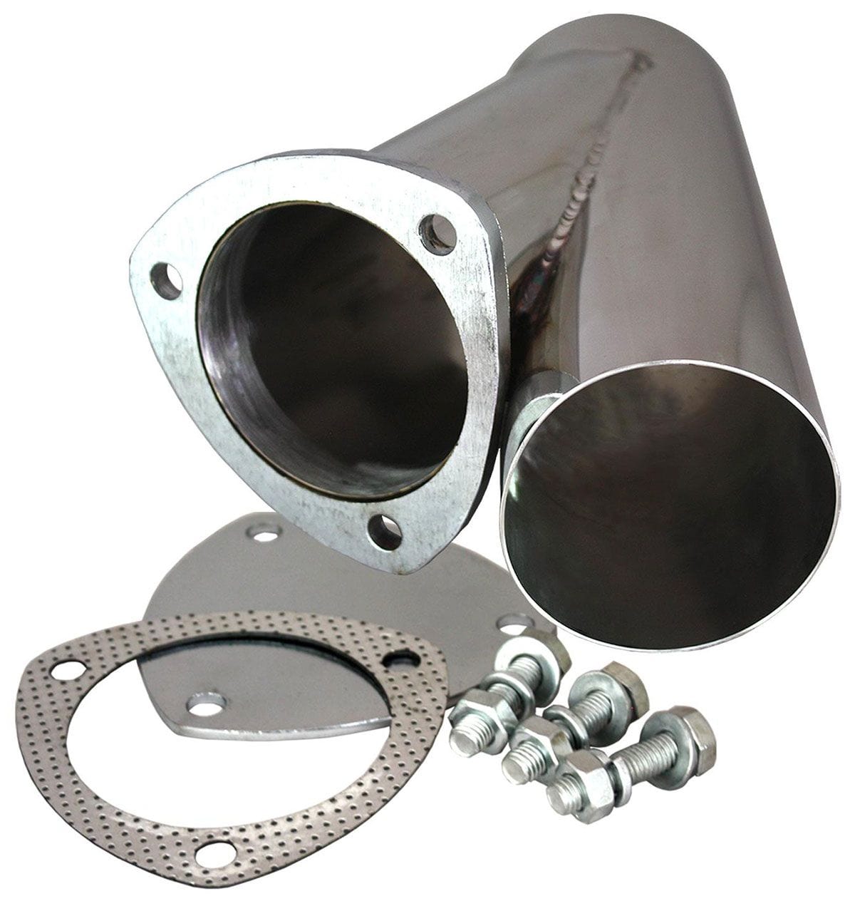 QTP with Flange Quicktime Performance 3-1/2" Stainless Steel Y-Branch Cutout QTP10350 SR