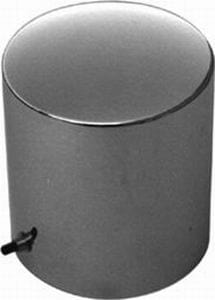 Racing Power Company 4-9/32" H x 3-11/16" OD Racing Power Company Chrome Steel Oil Filter Cover RPCR1070 SR