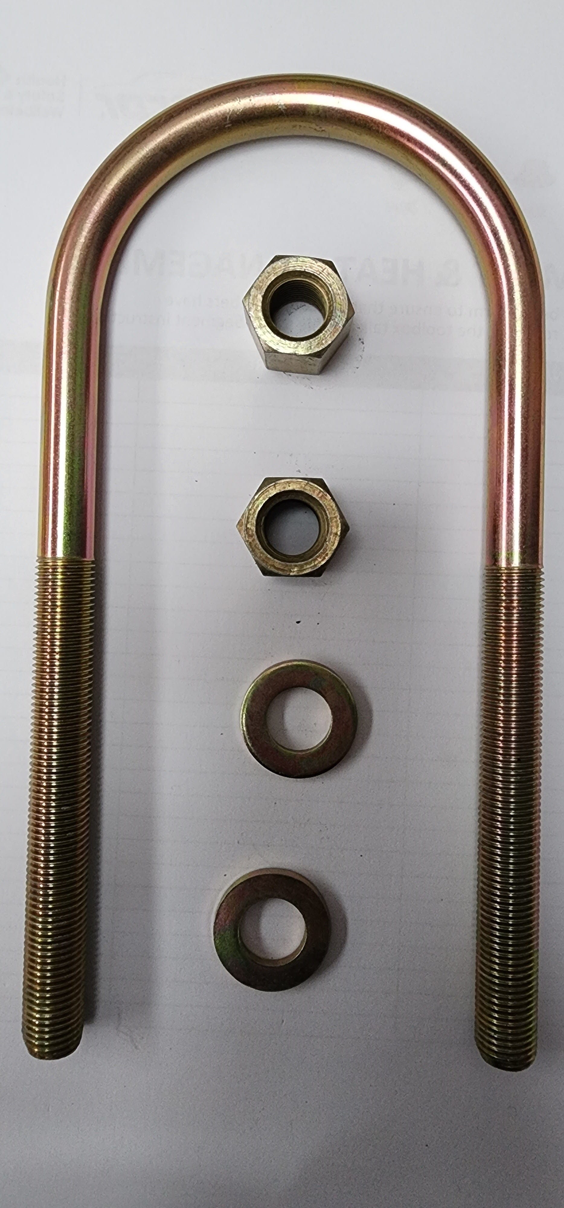 RAW 4x4 Suspension U026 - RAW U BOLT 250mmLONG 83mmID SR