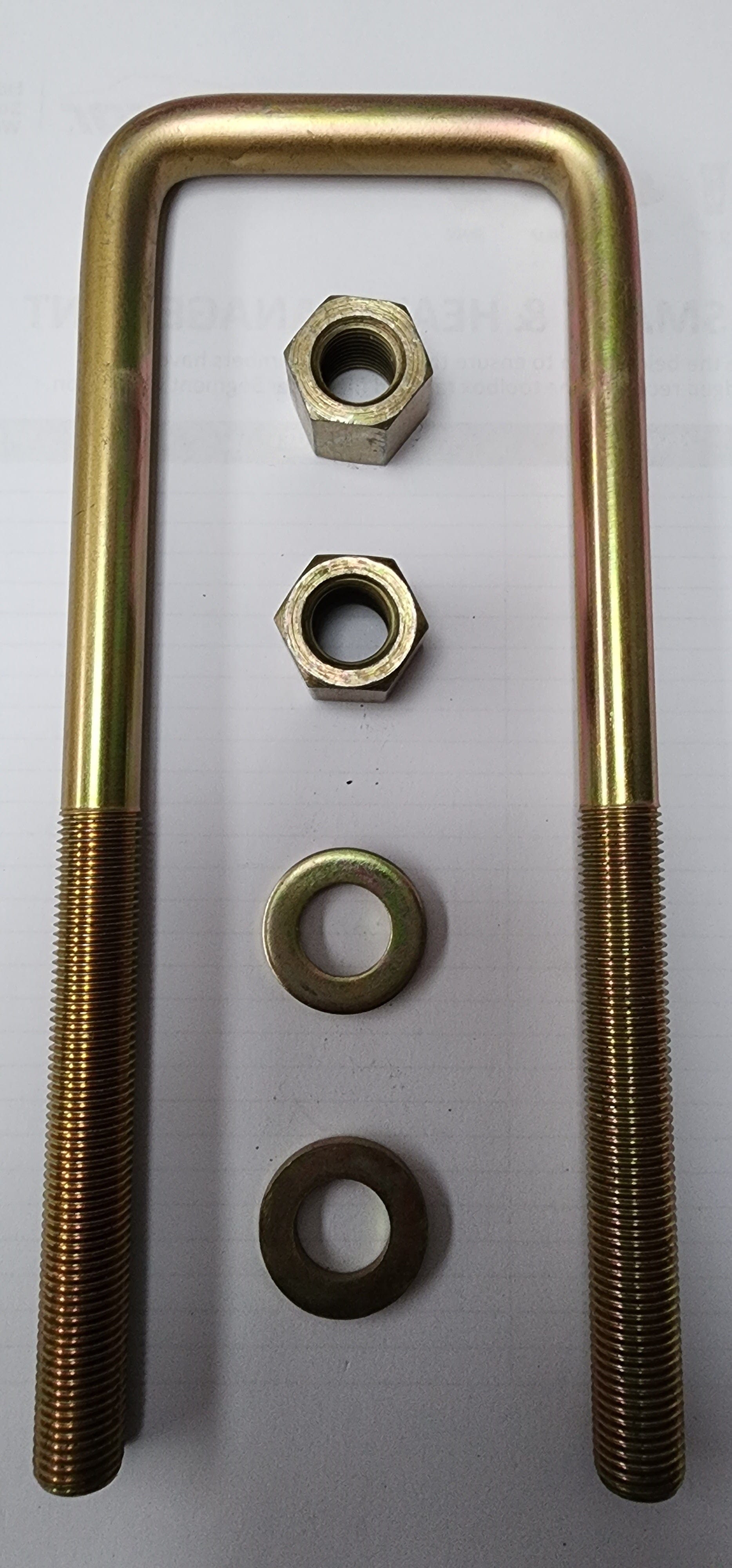 RAW 4x4 Suspension U701 - RAW U BOLT 173mmLONG 72mmID SR