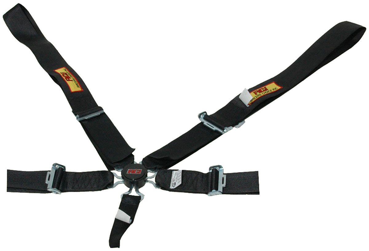 RCI 5 Point 3" Cam-Lock Type Racing Harness - Black RCI9510CD SR