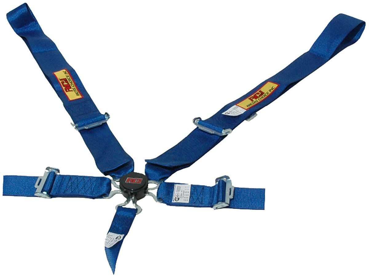 RCI 5 Point 3" Cam-Lock Type Racing Harness - Blue RCI9210CC SR