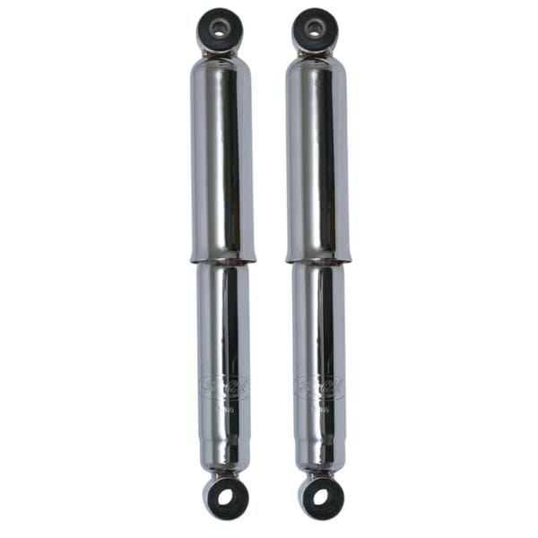 ROADSTER Chrome Finish, 9-1/4" closed and 14-1/4" extended So Cal Speedshop SO-CAL Speed Shop Steel Covered Speedshocks SO60682Q5 SR