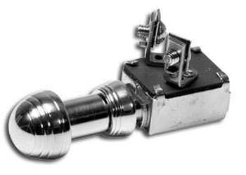 ROADSTER So Cal Speedshop SO-CAL Speed Shop Polished 40 Style Knob Push Horn Switch SO001-60768 SR