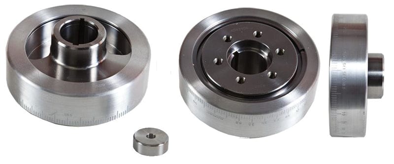 ROMAC Suit BB Chev 427.502, Ext Balance With Dual Key, 6 Bolt Romac Steel Harmonic Balancer RO0208B-6 SR