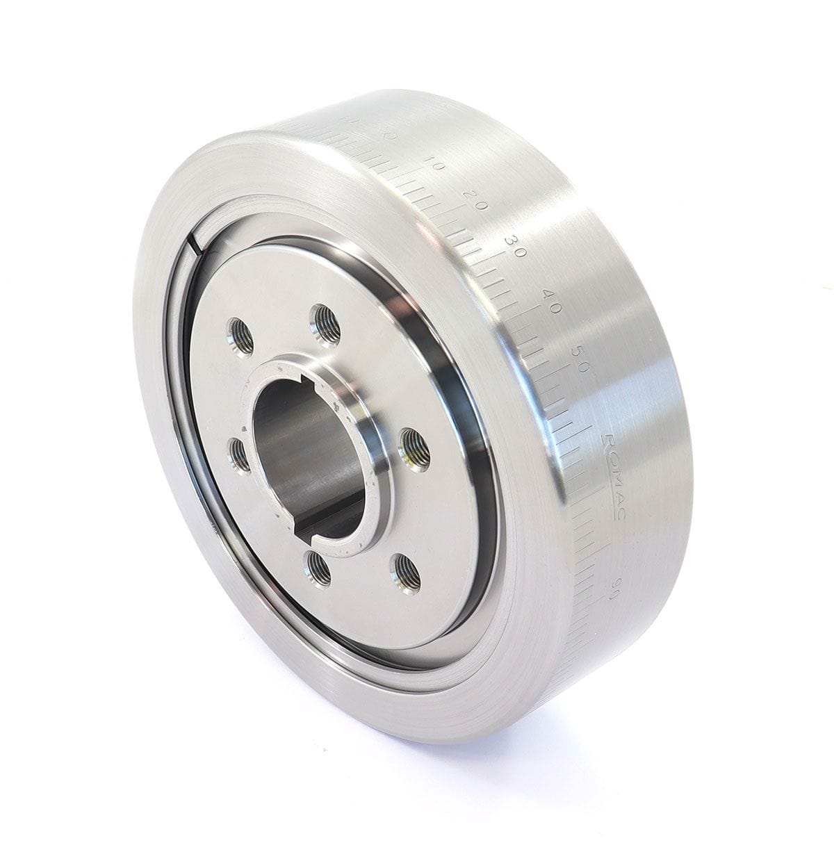 ROMAC Suit BB Chev 427.502, Internal Balance With Dual Key, 6 Bolt Romac Steel Harmonic Balancer RO0207-B-6 SR