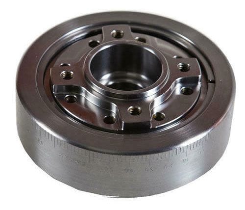 ROMAC Suit Ford 302-351 Cleveland, Ext Balance With Dual Key, 4 Bolt Romac Steel/Alloy Blower Harmonic Balancer RO0203SA-B-4 SR