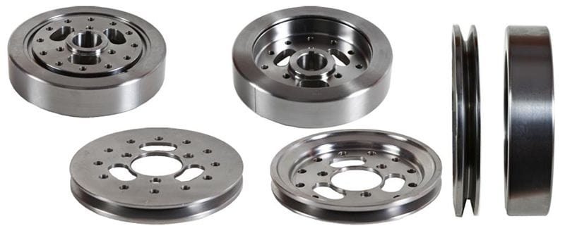 ROMAC Suit Ford FE 427 Replica & Pulley, Internal Balance Romac Steel Harmonic Balancer RO0250 SR