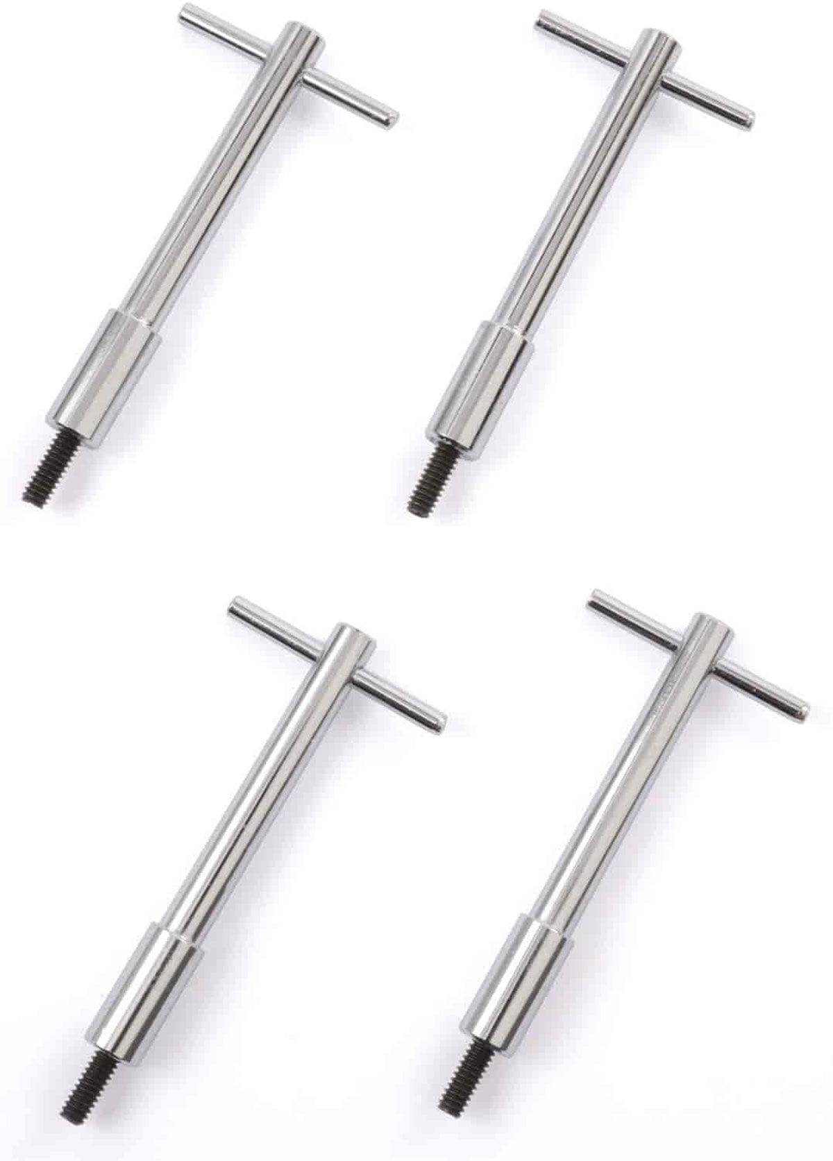 RPC 4-1/4" H X 1/4"-20 X 1-3/8" Threads Racing Power Company Chrome Steel T-Bar Wing Nut (Pack of 4) RPCR9120 SR