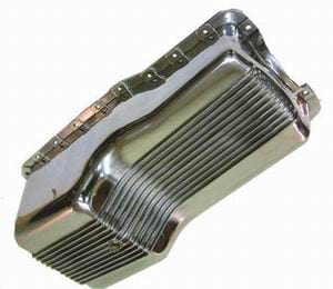 RPC Fits 1964-73 S/B Ford 260 - 289 - 302 Racing Power Company Polished Aluminium Stock Oil Pan, Finned RPCR8446 SR