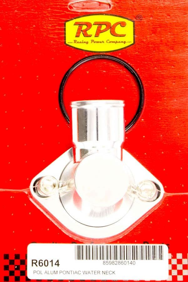 RPC Fits 1964-79 Pontiac V8 (Not for 389 Engines) Racing Power Company Polished Aluminium Swivel Thermostat Housing, O-ring Style RPCR6014 SR