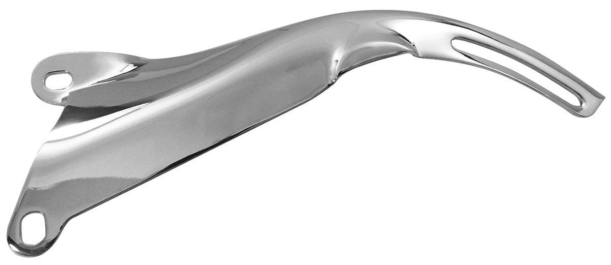 RPC Fits 1965-68 S/B Chev 283-350 with Short Water Pump Racing Power Company Chrome Steel Alternator Bracket, Top-Oem Style RPCR9315 SR