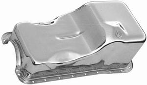 RPC Fits 1965-87 S/B Ford 260-289-302, Front Sump Pan for Passenger Cars Racing Power Company Chrome Steel Stock Oil Pan RPCR9078 SR