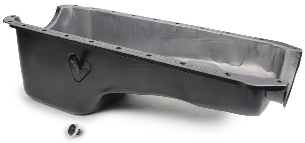 RPC Fits 1965-90 B/B Chev 396-454, Does Not Fit GEN V Motor With One Piec Racing Power Company Black Steel Stock Oil Pan RPCR9294P SR