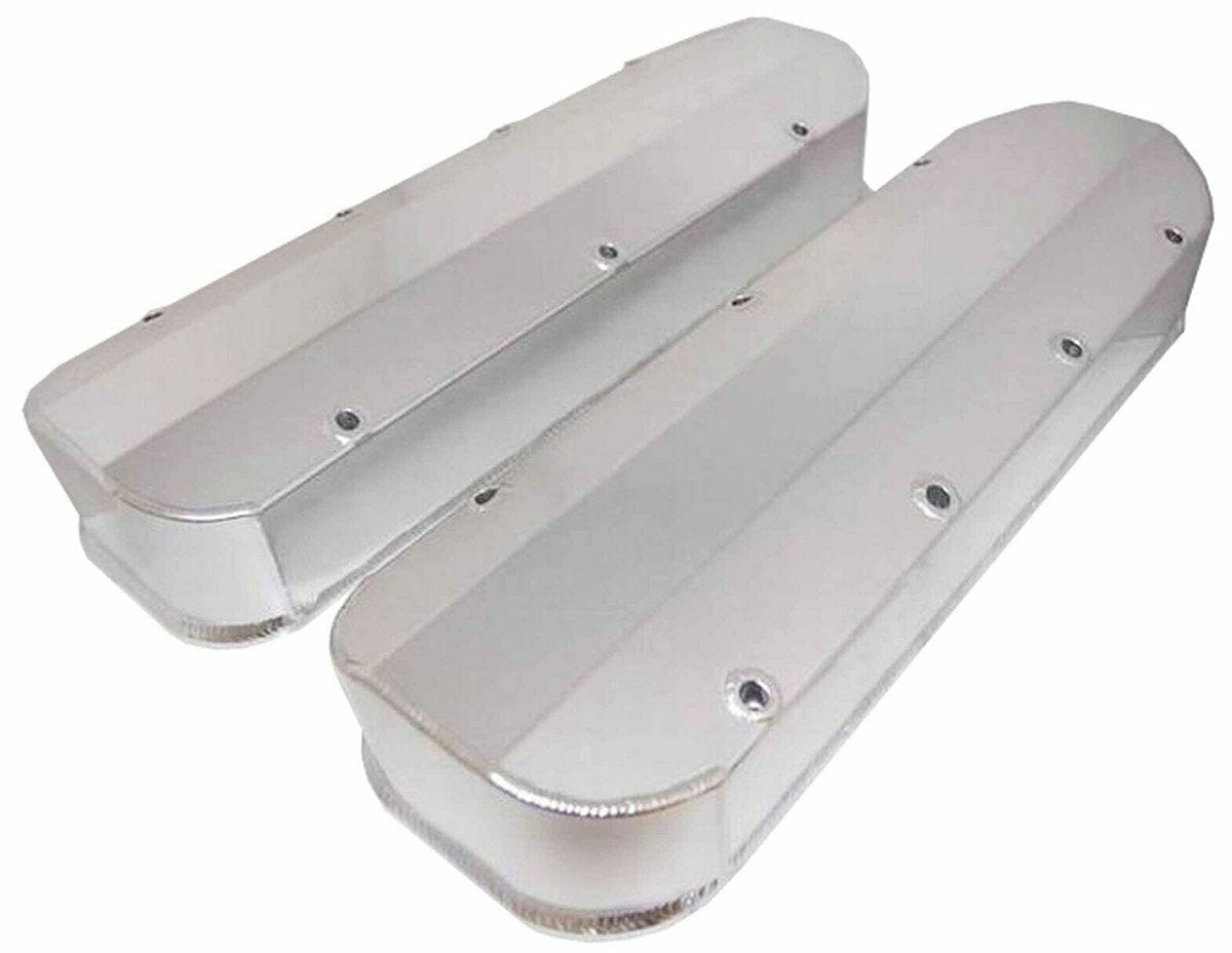 RPC Fits 1965-95 B/B Chev 396-502, Constructed with 1/4" Thick Billet Rai Racing Power Company Anodised Aluminium Tall (3-1/2") Fabricated Valve Cover "Without Hole" RPCR6244 SR
