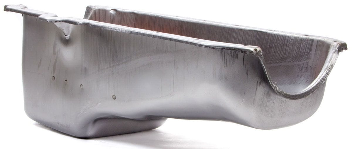 RPC Fits 1986-on S/B Chev 283-305-327-350-400 Racing Power Company Unplated (Raw) Steel Stock Oil Pan, 3.8Ltr Capacity RPCR9414R SR