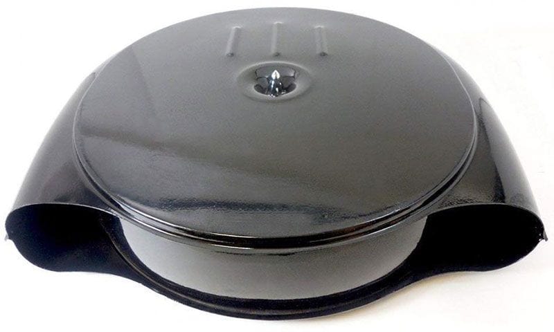 RPC Fits 5-1/8" Neck, 18-1/4" Wide, Black Finish Racing Power Company Cadillac/Oldsmobile Style Air Cleaner Assembly RPCR2194 SR