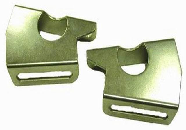 RPC Fits most GM cars & Racing Power Company Angled Style Brake Booster Mounting Brackets, Chrome Finish RPCR3909 SR