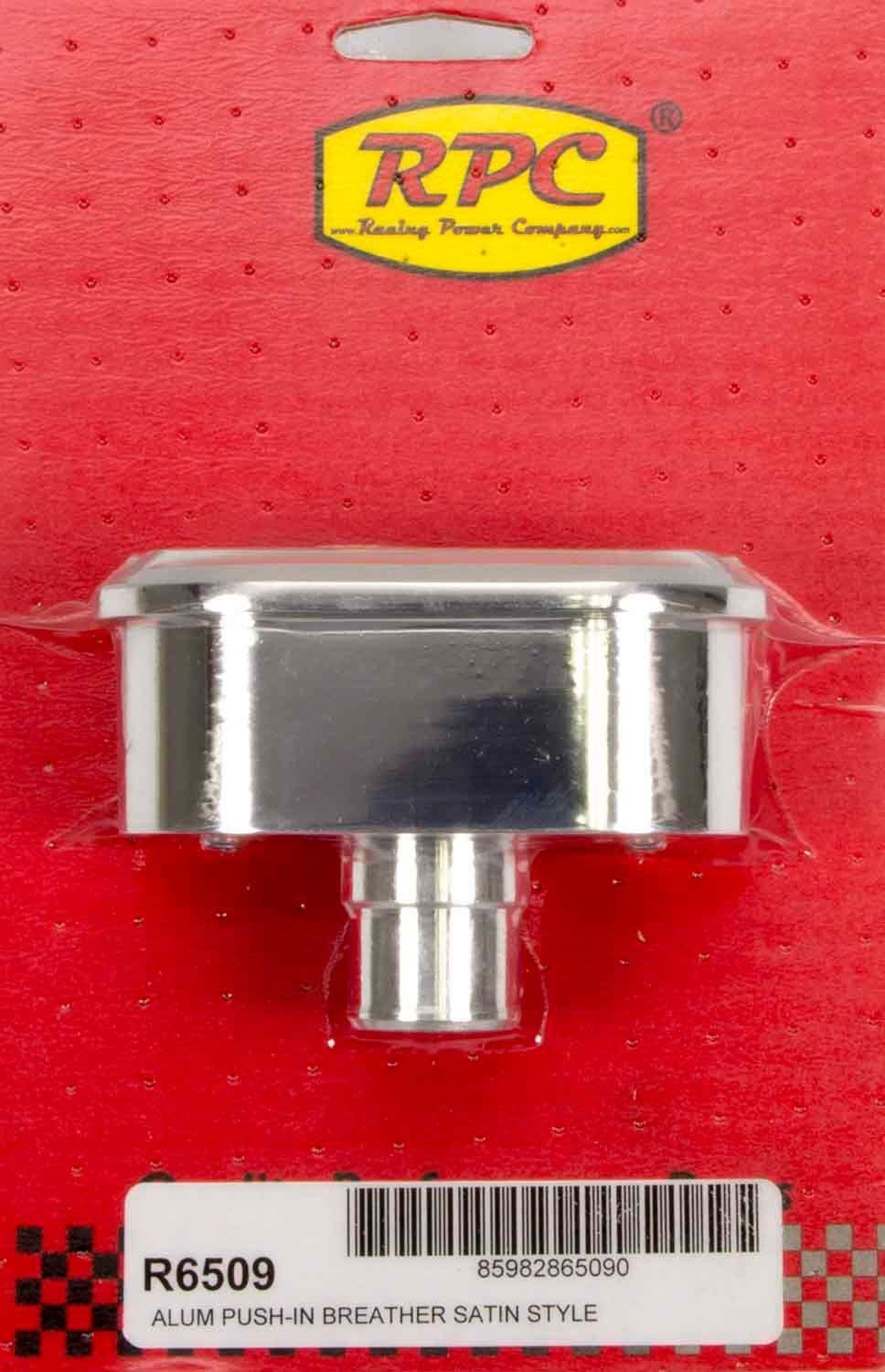 RPC Fits Valve Covers with 1.25" Holes Racing Power Company Nostalgic Polished/Satin Billet Aluminium Breather, Finned Style RPCR6509 SR