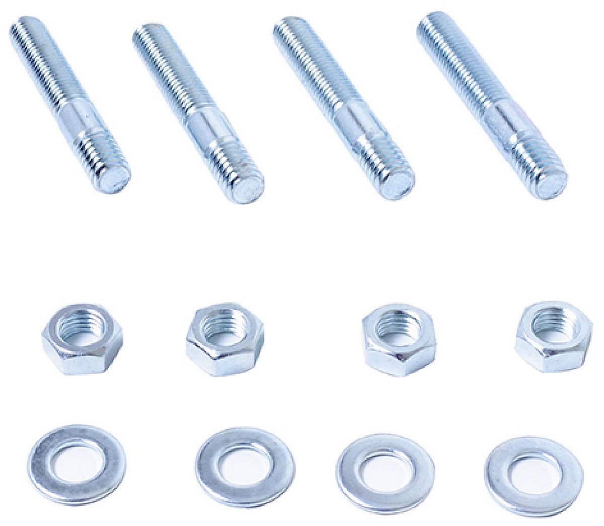 RPC Kit Contains (4) Studs 5/16" Course / Fine Thread, (4) Washers & (4) Racing Power Company 2"Carburettor Stud Kit RPCR2047 SR