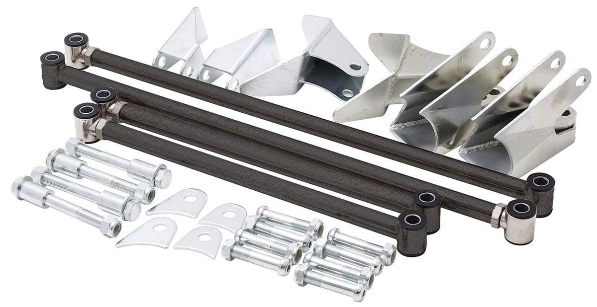 RPC Suit 1932 Ford Racing Power Company Triangulated 4-Link Kit - Stainless Steel RPCR802 SR