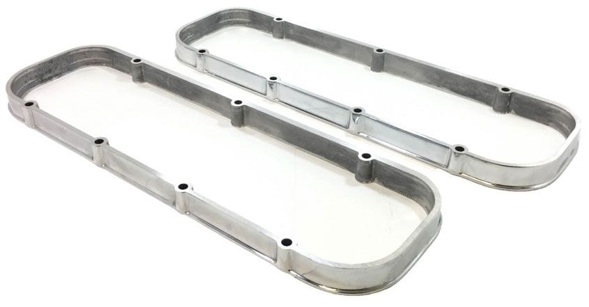 RPC Suit BB Chev 1" Tall Racing Power Company Polished Valve Cover Spacers RPCR7661 SR