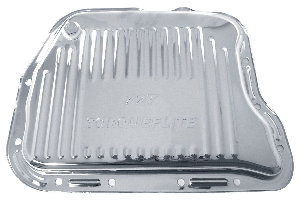 RPC Suit Chrysler Torqueflie 727 Racing Power Company Chrome Steel Finned Transimssion Oil Pan RPCR7598X SR