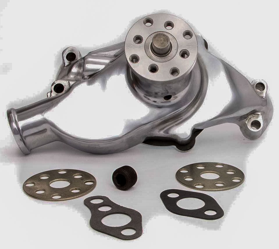 RPC Suit SB Chev, Short Style Racing Power Company Aluminium Water Pump (SWP) - Polished RPCR6916 SR