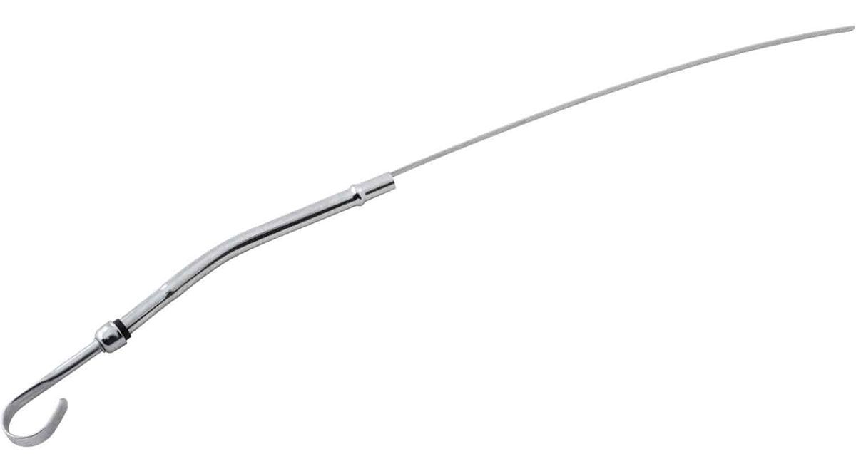 RPC suit Small Block Chev (1955-79) Racing Power Company 19" Chrome Steel Engine Dipstick RPCR4957 SR