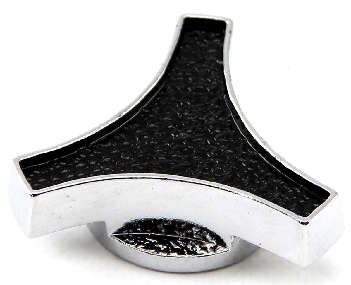 RPC With 5/16"-18 Thread Racing Power Company Air Cleaner Wing Nut Large Deluxe with Black Top & Chrome Steel RPCR2180 SR