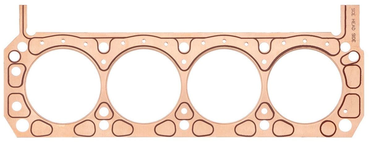 SCE Suit SB Ford 289-302-351 Windsor R/H SCE Gaskets Pro Copper Head Gasket - 4.155" Bore, .062" Thick SCE-T361562R SR
