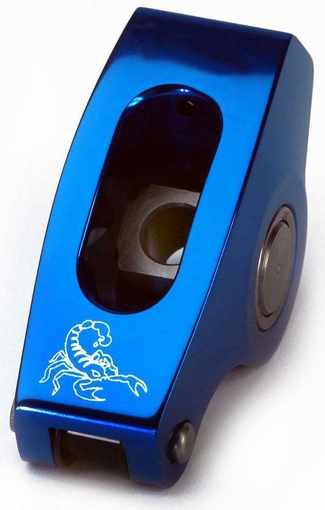 SCORPION Scorpion Race Series Aluminium Roller Rocker Set 7/16" Stud Mount - 1.7 Ratio SCP1026BL SR