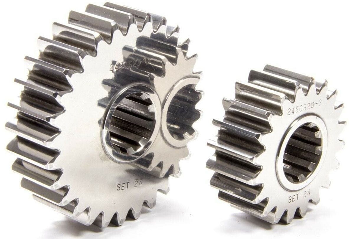SCS Gear Set No. 04 (24/31 Teeth, 1.292 Spur Ratio) SCS Gearbox 10-Spline Sportsman Series Quick Change Gear Set SCS-SP04 SR