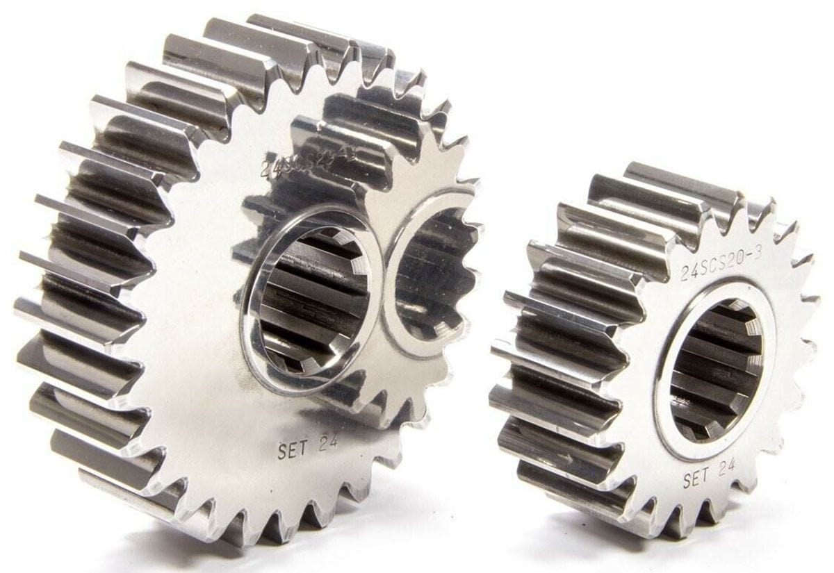 SCS Gear Set No. 08 (22/26 Teeth, 1.182 Spur Ratio) SCS Gearbox 10-Spline Sportsman Series Quick Change Gear Set SCS-SP08 SR