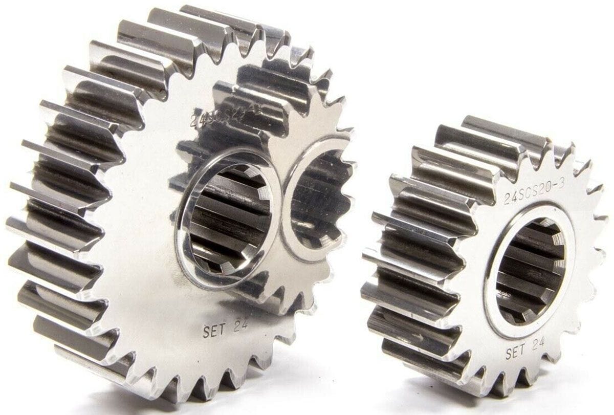 SCS Gearbox Gear Set No. 12 (26/29 Teeth, 1.115 Spur Ratio) SCS Gearbox 10-Spline Sportsman Series Quick Change Gear Set SCS-SP12 SR