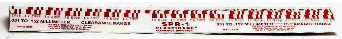 SPEEDPRO (Red Strip) .002-.003 Measurement Range Speed Pro Plastigage (Plasti Gauge) SPR-1 SR