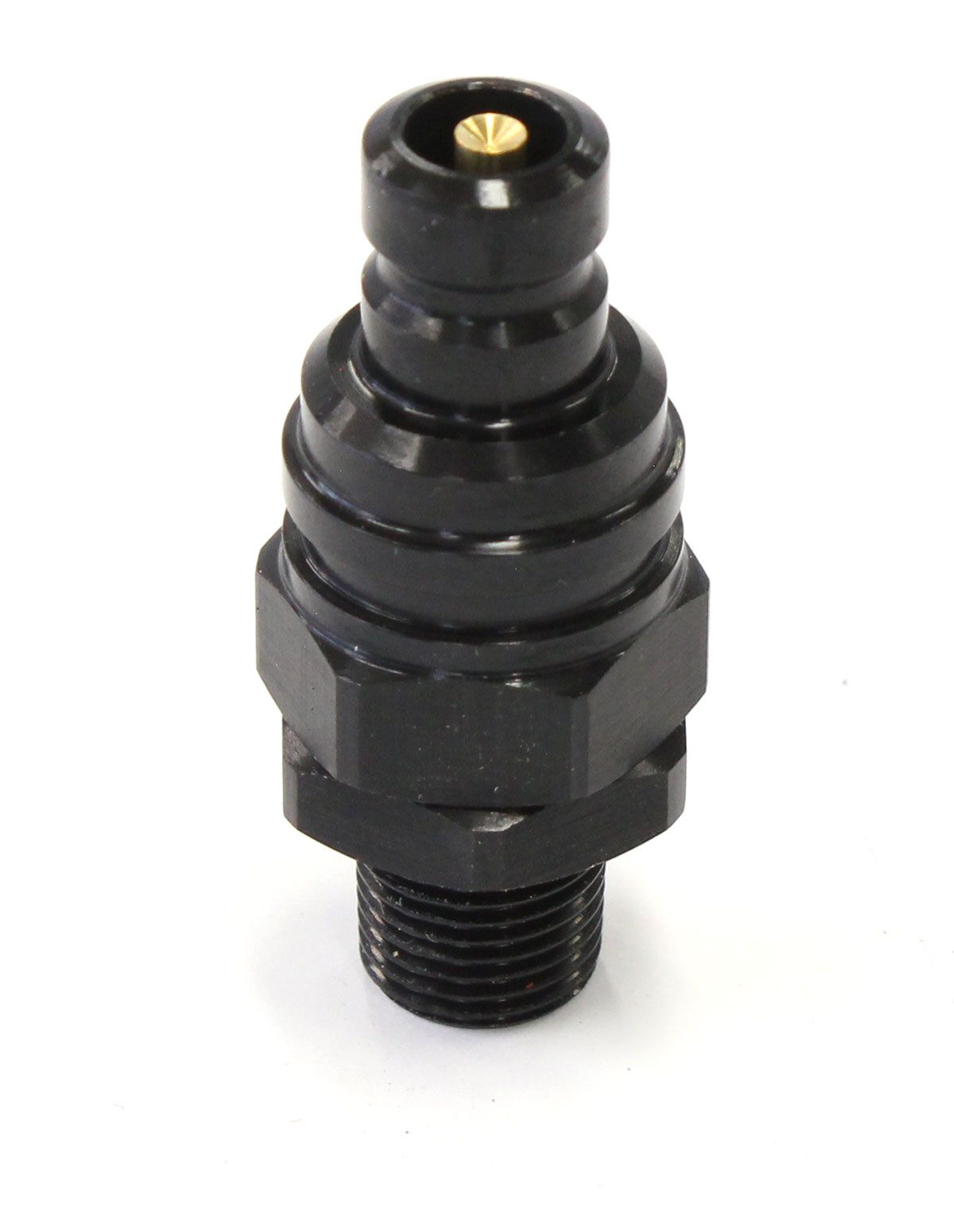 SPEEDWAY 1/8" NPT Male, Straight - Black Speedway Products Jiffy-Tite 2000 Series Plug RS-JIF22802 SR