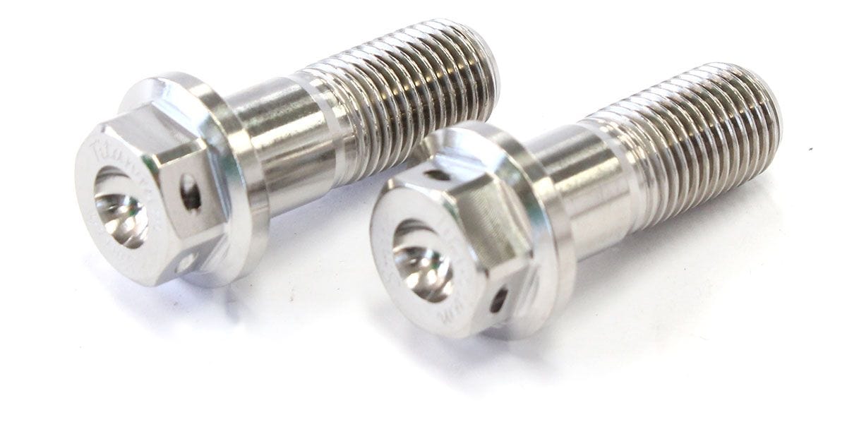 SPEEDWAY 3/8"-24 x 1" UHL (Pair) Speedway Products Titainium Brake Caliper Bolt Kit SPPLF-CM-KIT SR