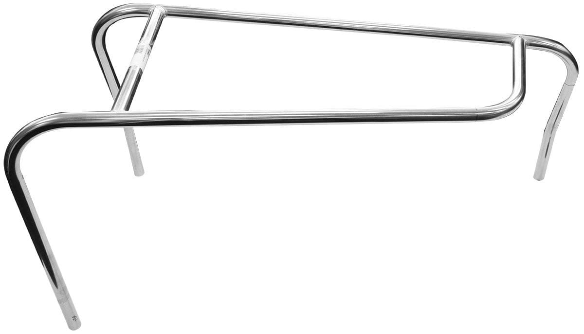 SPEEDWAY Speedway Products Double Row Long Nerf Bar, LH, Stainless BHR080 SR