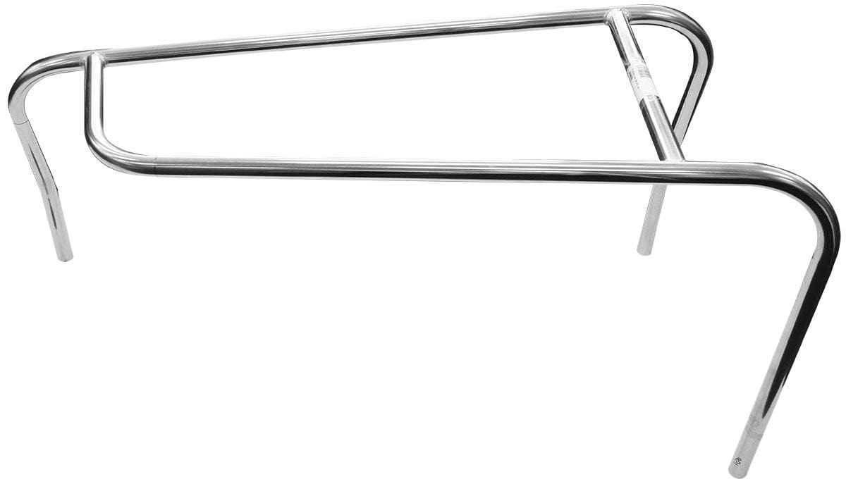 SPEEDWAY Speedway Products Double Row Long Nerf Bar, RH, Stainless BHR081 SR