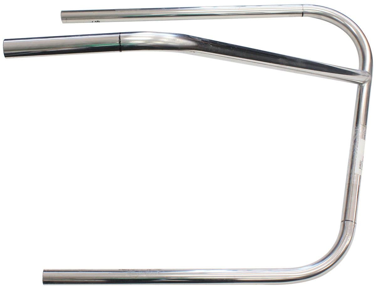 SPEEDWAY Speedway Products Shorty Nerf Bar, RH, Stainless BHR083 SR