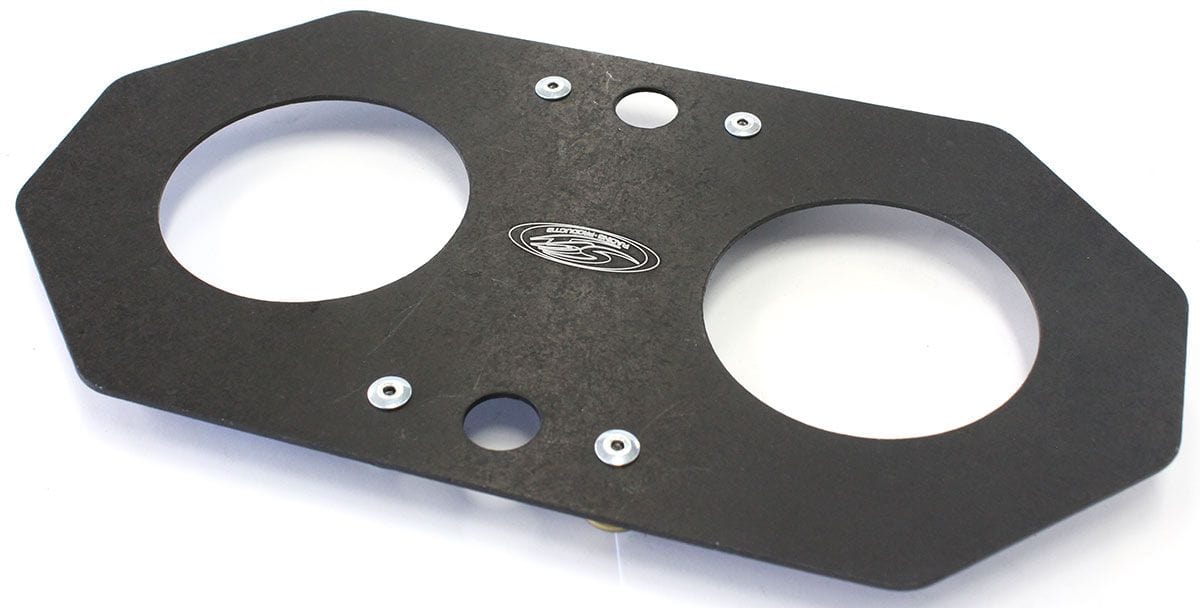 SPEEDWAY Suit 2-1/6" Gauges Speedway Products Gauge Pannel RS-J-J-101024S SR