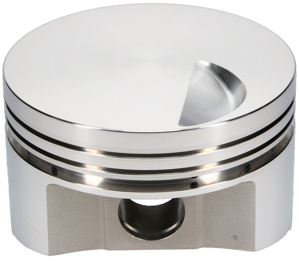 SRP 496 c.i., 4.310" bore, 4.250" stroke, 6.135" rod length, -3.0cc dome SRP Pistons Big Block Chevy - Open Chamber Flat Top Forged Piston SRP139507 SR