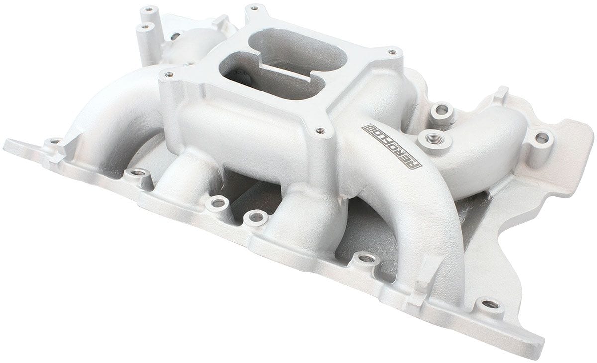 Aeroflow Performance Ford 351 Cleveland Air Gap Dual Plane Intake Manifold, Natural Cast Finish Ford 351 Cleveland Air Gap Dual Plane Intake Manifold, Natural Cast Fi SR