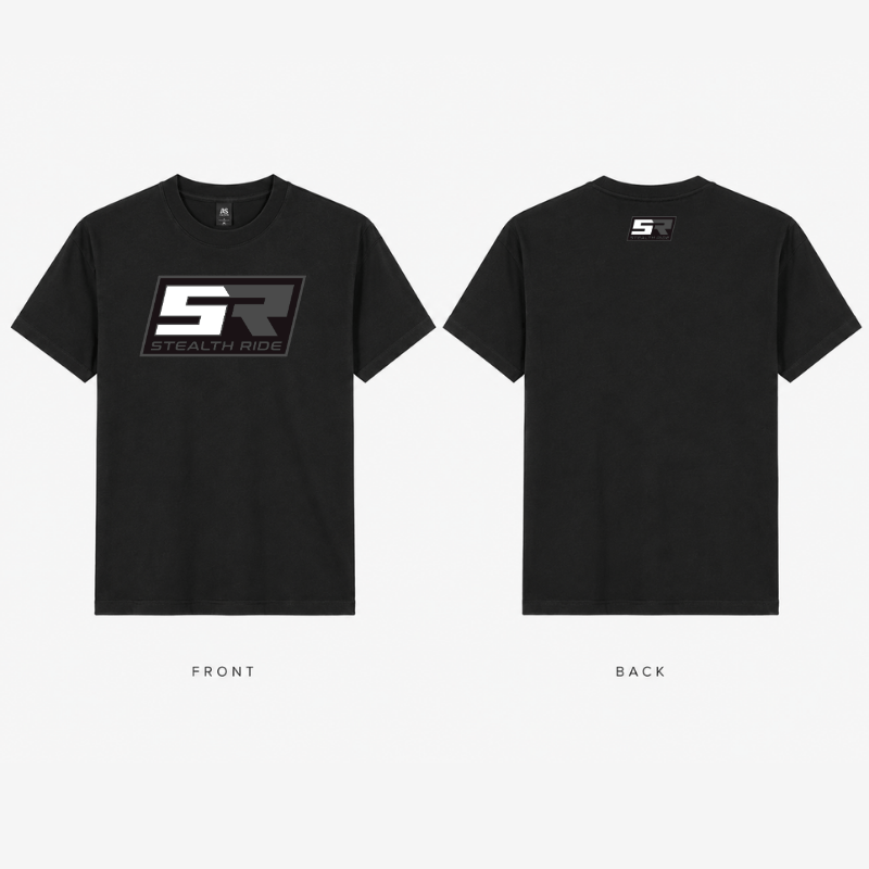 Stealth Ride Merchandise Stealth Ride - CLASSIC GREY LOGO T SHIRT SR