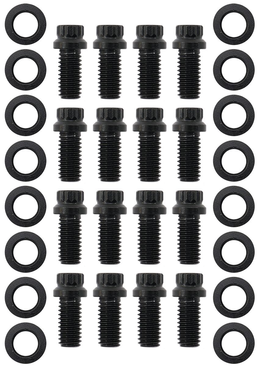 Stealth Ride Small Block Chev 3/8-16" Header Bolts .750" UHL - Black Finish Small Block Chev 3/8-16" Header Bolts .750" UHL - Black Finish SR