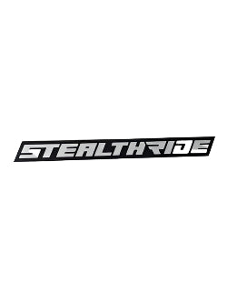Stealth Ride Stickers Black SR Sticker - Long SR