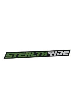 Stealth Ride Stickers Green SR Sticker - Long SR