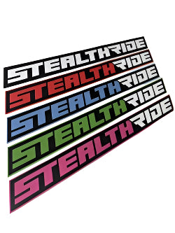Stealth Ride Stickers SR Sticker - Long SR